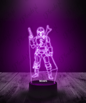 Lampka LED 3D Plexido Mandalorian Postać - 3