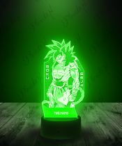 Lampka LED 3D Plexido Dragon Ball Goku SSJ4 - 3