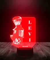 Lampka LED 3D Plexido Attack on Titan Levi