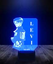 Lampka LED 3D Plexido Attack on Titan Levi - 2