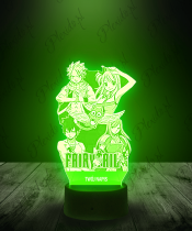 Lampka LED 3D Plexido Fairy Tail Postacie - 3