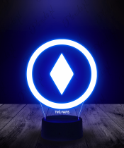 Lampka LED 3D Plexido Kryptowaluta Etherum - 1