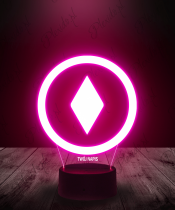 Lampka LED 3D Plexido Kryptowaluta Etherum