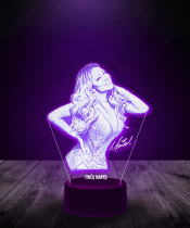 Lampka LED 3D Piosenkarka Mariah Carey - 3