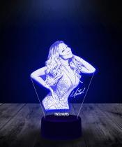 Lampka LED 3D Piosenkarka Mariah Carey