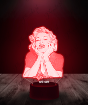 Lampka LED 3D Piosenkarka Madonna