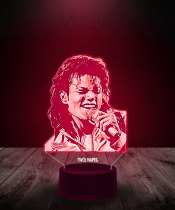 Lampka LED 3D Piosenkarz Michael Jackson - 2