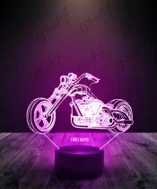 Lampka LED 3D Plexido Motocykl Harley Chopper