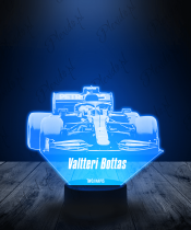 Lampka LED 3D Plexido Valtteri Bottas F1 - 2