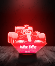 Lampka LED 3D Plexido Valtteri Bottas F1 - 3