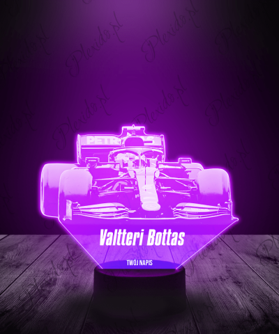 Lampka LED 3D Plexido Valtteri Bottas F1 - 4