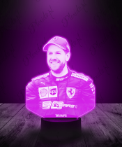 Lampka LED 3D Plexido Sebastian Vettel F1 - 2