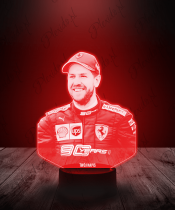 Lampka LED 3D Plexido Sebastian Vettel F1 - 3