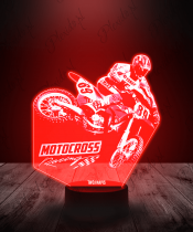 Lampka LED 3D Plexido Racing Motocross - 3