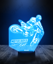 Lampka LED 3D Plexido Racing Motocross - 1
