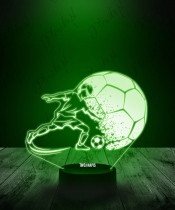Lampka LED 3D Plexido Bokser Piłka Nożna Piłkarz Sport - 1
