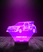 Lampka LED 3D Plexido Peugeot 205 GTI - 2