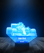 Lampka LED 3D Plexido Lance Stroll F1 - 3