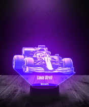 Lampka LED 3D Plexido Lance Stroll F1 - 2