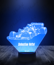 Lampka LED 3D Plexido Sebastian Vettel F1 - 3