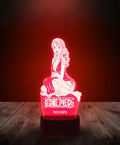 Lampka LED 3D Plexido One Piece Nami Anime