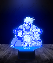 Lampka LED 3D Plexido Naruto Postaci