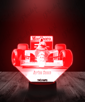 Lampka LED 3D Plexido Ayrton Senna Formuła 1 - 1