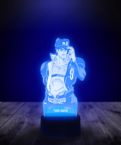 Lampka LED 3D Plexido Postać Jojo's Bizarre Adventure