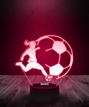 Lampka LED 3D Plexido Piłkarka Piłka Nożna - 1
