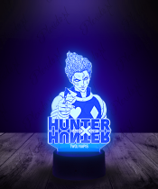 Lampka LED 3D Plexido Hisoka Hunter x Hunter