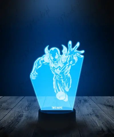 Lampka LED 3D Plexido Blue Beetle - 1