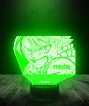 Lampka LED 3D Plexido Fairy Tail Natsu - 3