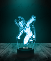 Lampka LED 3D Plexido Blue Beetle - 1