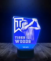 Lampka LED 3D Plexido Tiger Woods Golf