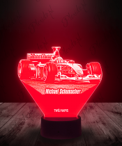 Lampka LED 3D Plexido Michael Schumacher Formuła 1 - 2