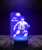 Lampka LED 3D Plexido Diego Maradona