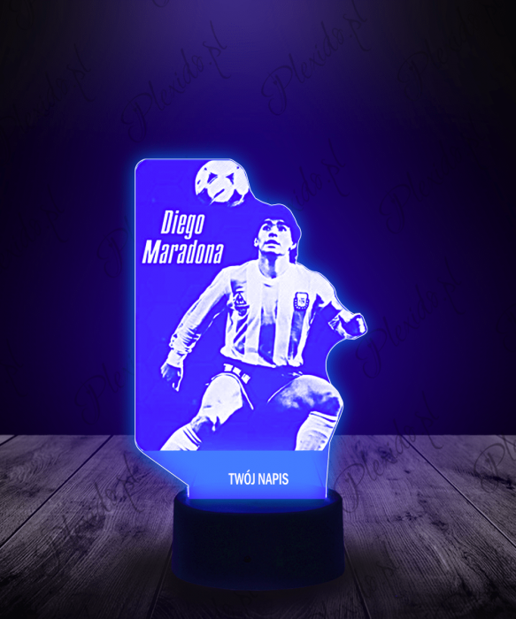 Lampka LED 3D Plexido Diego Maradona