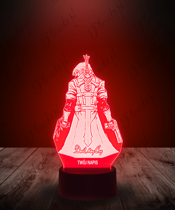 Lampka LED 3D Plexido Gra Devil May Cry