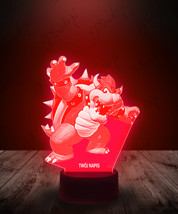 Lampka LED 3D Plexido Browser Gra Mario