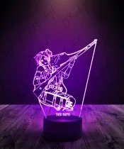 Lampka LED 3D Plexido Atak Tytanów Sasha