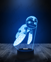 Lampka LED 3D Plexido Żółwik Summy i Spółka