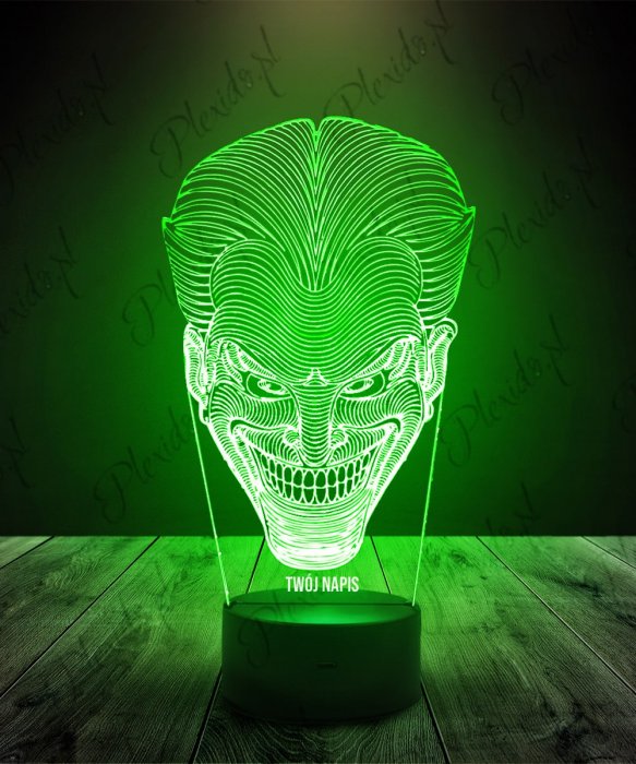 Lampka LED 3D Plexido Joker