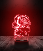 Lampka LED 3D Plexido Rengoku Demon Slayer - 2