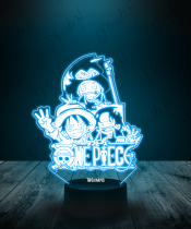 Lampka LED 3D Plexido One Piece Bohaterowie - 2