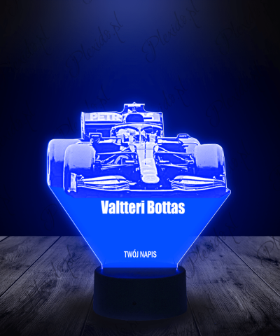 Lampka LED 3D Plexido Valtteri Bottas - 1