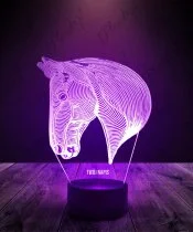 Lampka LED 3D Plexido Koń Konik
