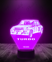 Lampka LED 3D Plexido Renaulu Turbo - 3