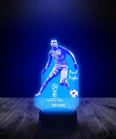 Lampka LED 3D Plexido Paul Pogba - 1