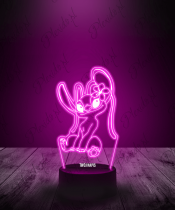 Lampka LED 3D Plexido Andzia Różowy Eksperyment