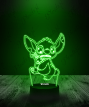 Lampka LED 3D Plexido Stich Przestraszony - 3